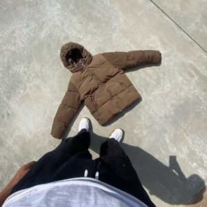 BROWN PUFFER JACKET